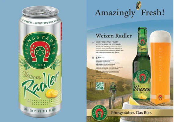 Pfungstadter Weizen Radler Cans