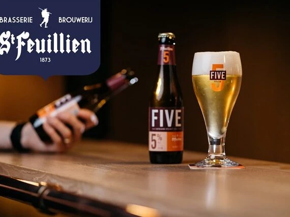 Brasserie St. Feuillien Releases New Bottle-Conditioned Specialty Belgian Blond Ale St. Feuillien FIVE